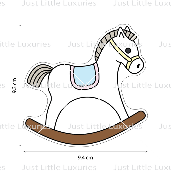 Rocking Horse (2) Cookie Cutter