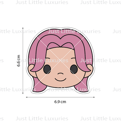 Romance Face Cookie Cutter (STL - Digital Download)