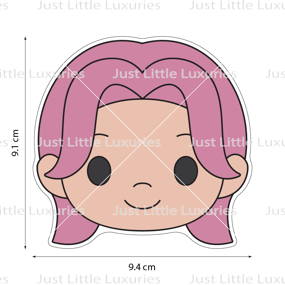 Romance Face Cookie Cutter (STL - Digital Download)