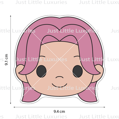 Romance Face Cookie Cutter (STL - Digital Download)