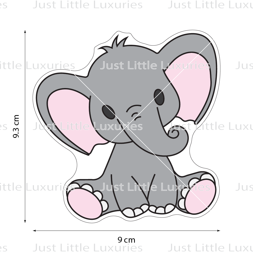 Safari Elephant Cookie Cutter