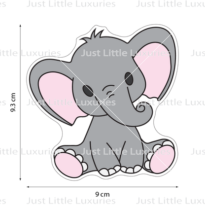 Safari Elephant Cookie Cutter