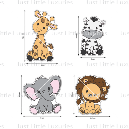 Safari Animals Cookie Cutter Set