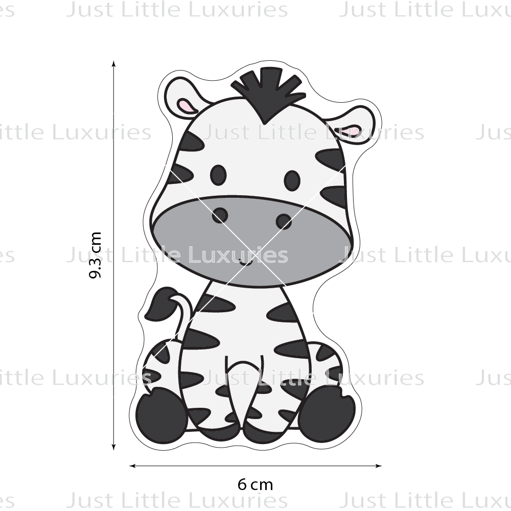 Safari Zebra Cookie Cutter