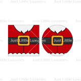 Santa Outfit Cookie Square Cutter and Embosser - 3 Sizes (DIGITAL DOWNLOAD)