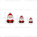 Christmas Plushies - Santa Cookie Cutter