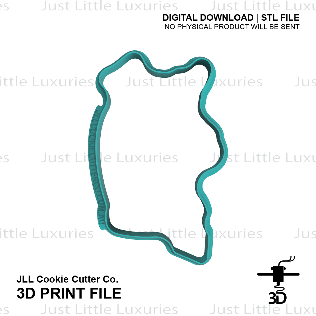 Scooby Face Cookie Cutter (STL - Digital Download)