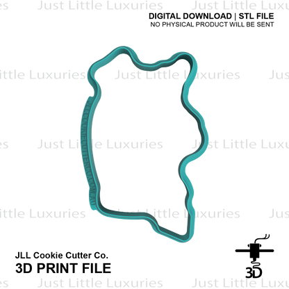 Scooby Face Cookie Cutter (STL - Digital Download)