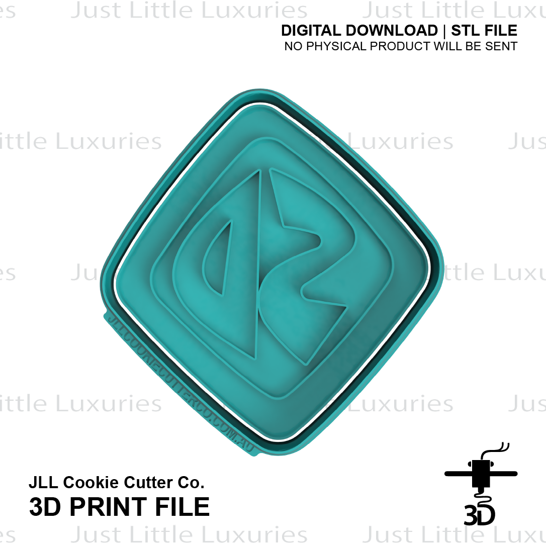 SD Tag Cookie Cutter (STL - Digital Download)