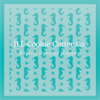 Seahorse Cookie Stencil