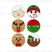 Christmas Cookie Squares Set 2 - 3 Sizes (DIGITAL DOWNLOAD)