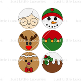 Christmas Cookie Squares Set 2 - 3 Sizes (DIGITAL DOWNLOAD)