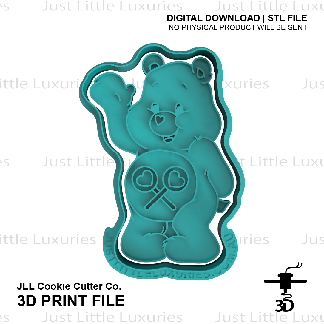 Share Bear Cookie Cutter (STL - Digital Download)