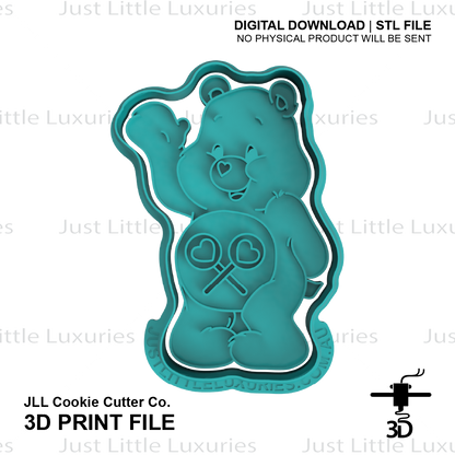 Share Bear Cookie Cutter (STL - Digital Download)