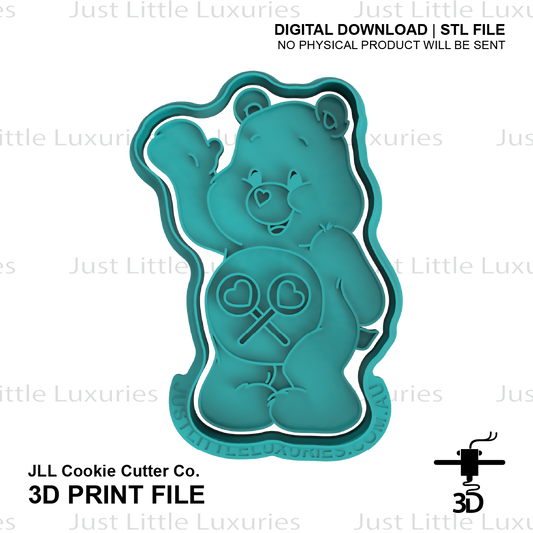 Share Bear Cookie Cutter (STL - Digital Download)
