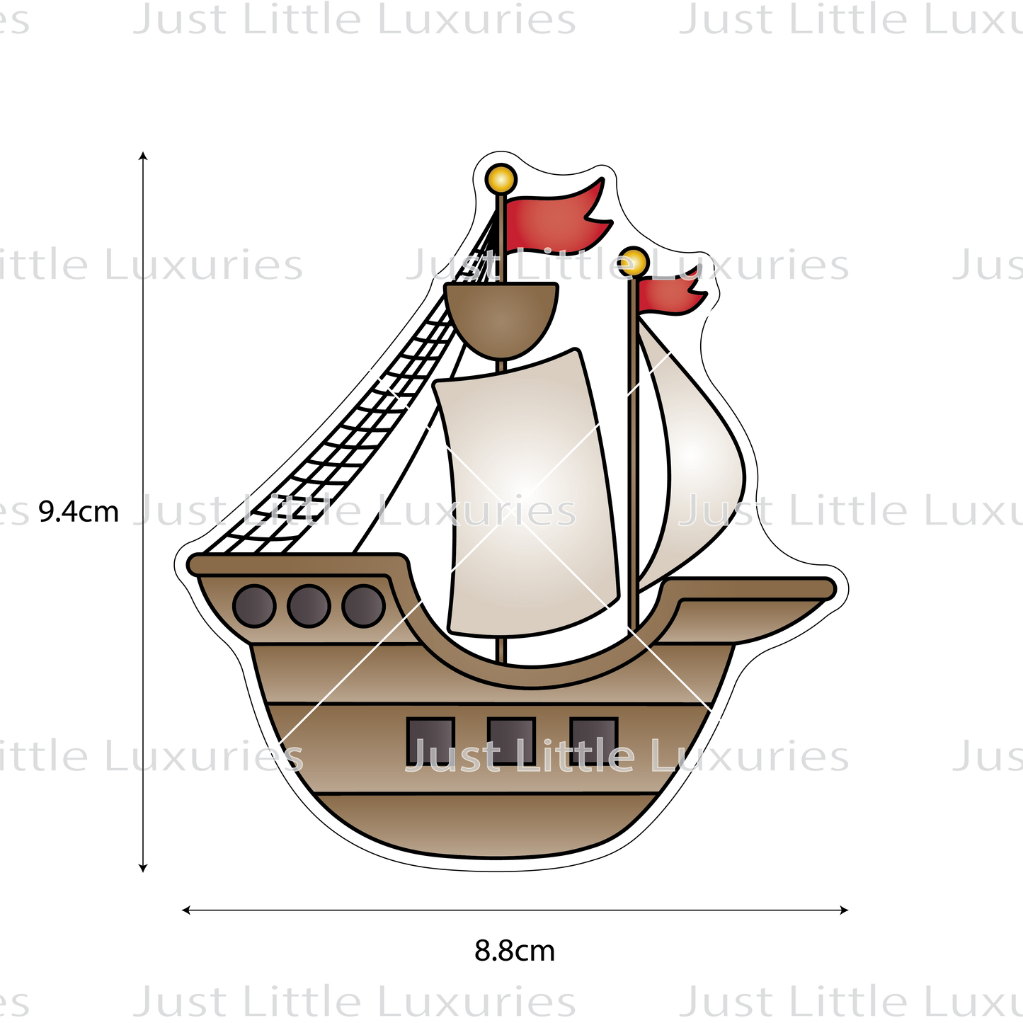 Pirate Ship Cookie Cutter