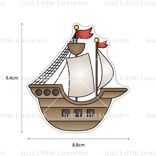 Pirate Ship Cookie Cutter