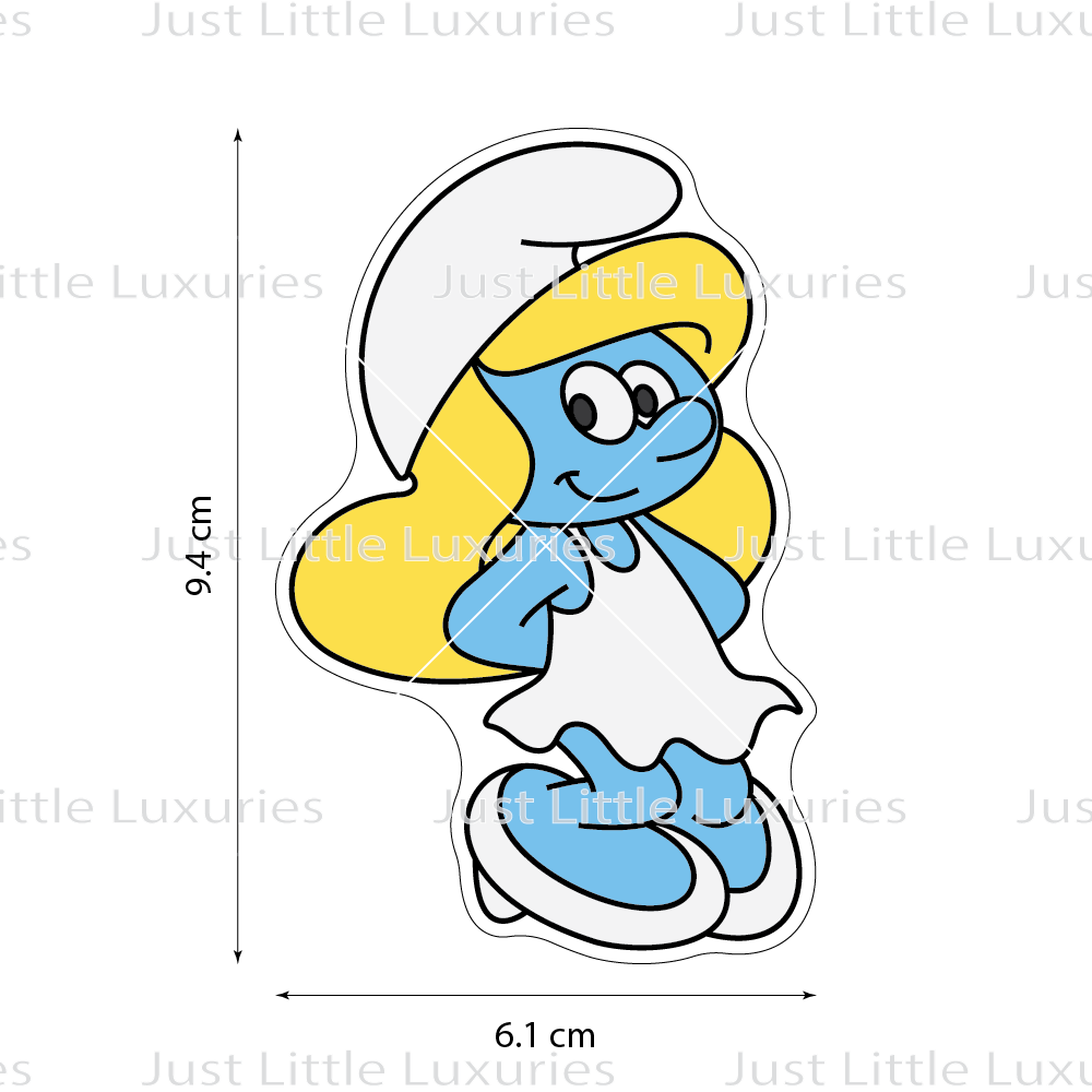 Smurfette Cookie Cutter Just Little Luxuries smurfette-cookie-cutter-just-little-luxuries