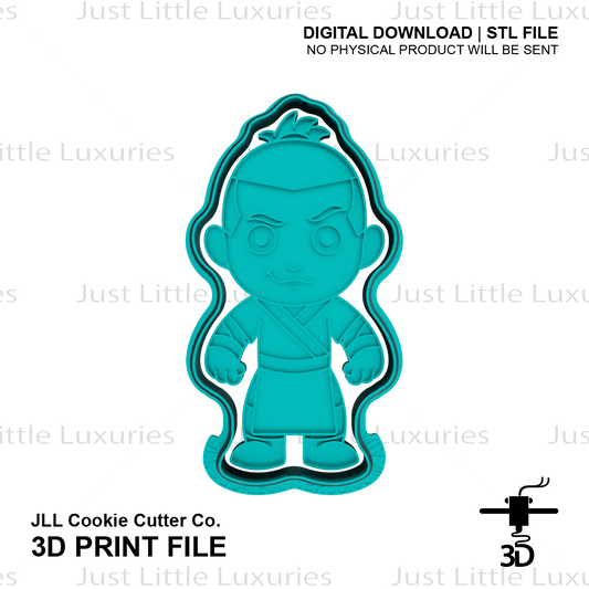 Sokka Cookie Cutter and Embosser (DIGITAL DOWNLOAD)