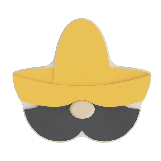 Sombrero Guy Layered Cookie Cutter