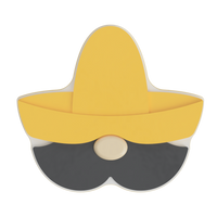 Sombrero Guy Layered Cookie Cutter