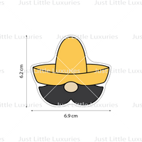 Sombrero Guy Layered Cookie Cutter