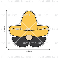 Sombrero Guy Layered Cookie Cutter