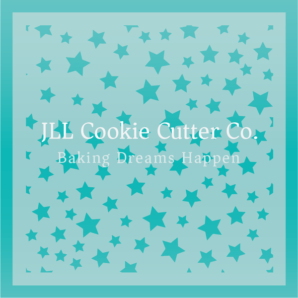 Stars Cookie Stencil