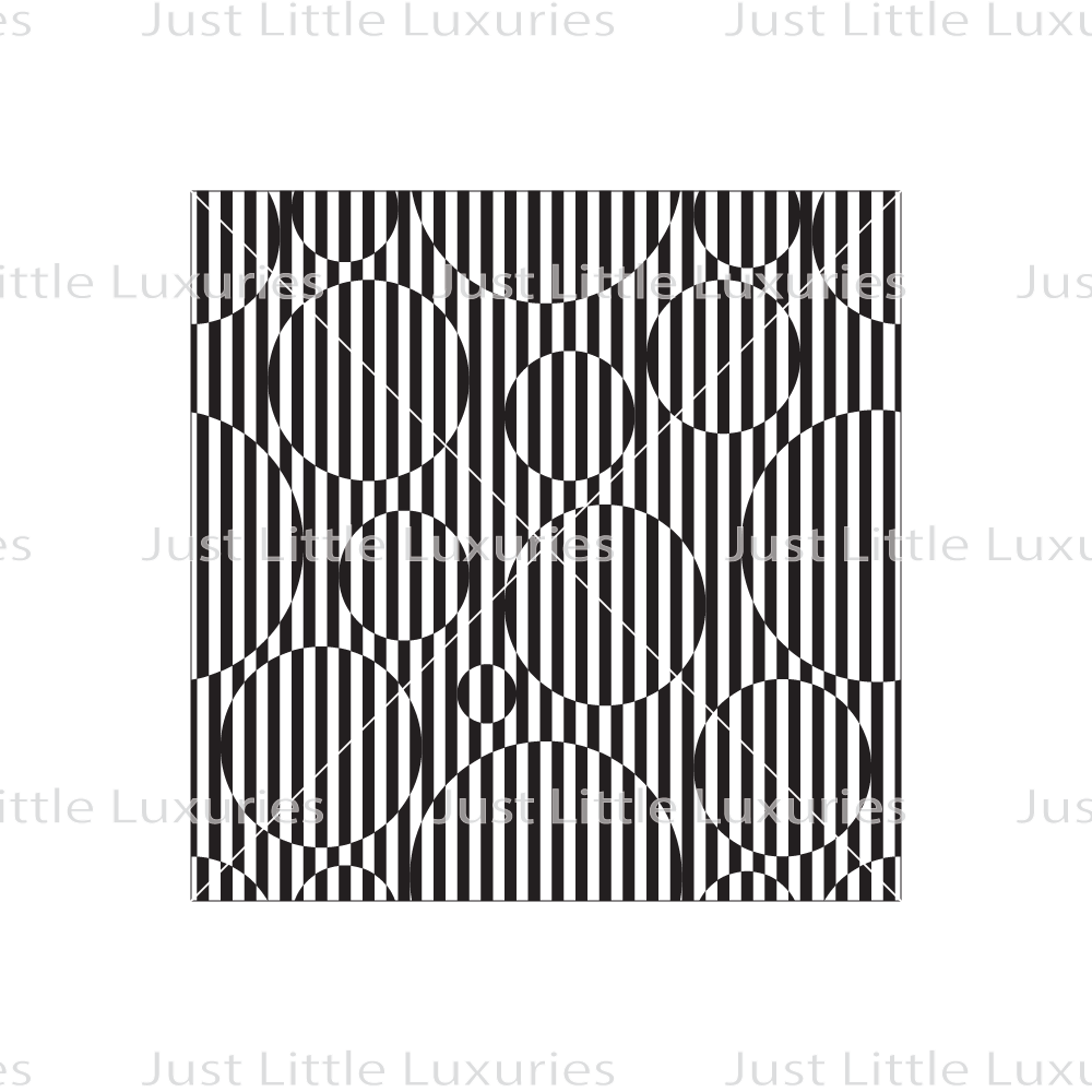 Striped Illusion (Dense) Pattern Debosser