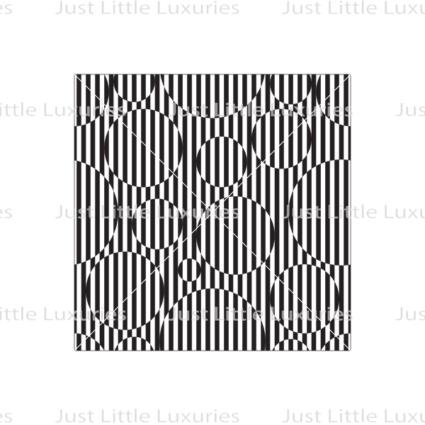 Striped Illusion (Dense) Pattern Debosser