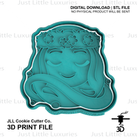 Te Fiti Cookie Cutter and Embosser (DIGITAL DOWNLOAD)