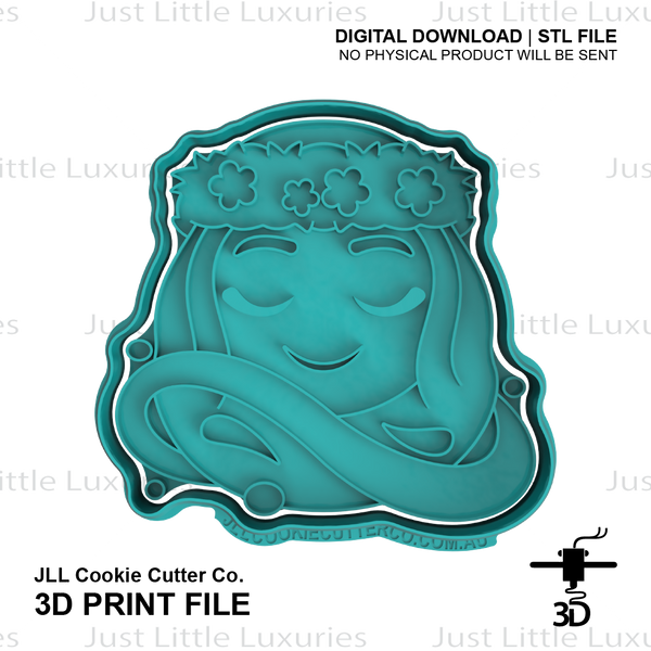 Te Fiti Cookie Cutter and Embosser (DIGITAL DOWNLOAD)