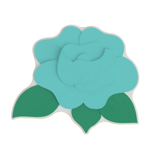 Tiffany Rose Layered Cookie Cutter