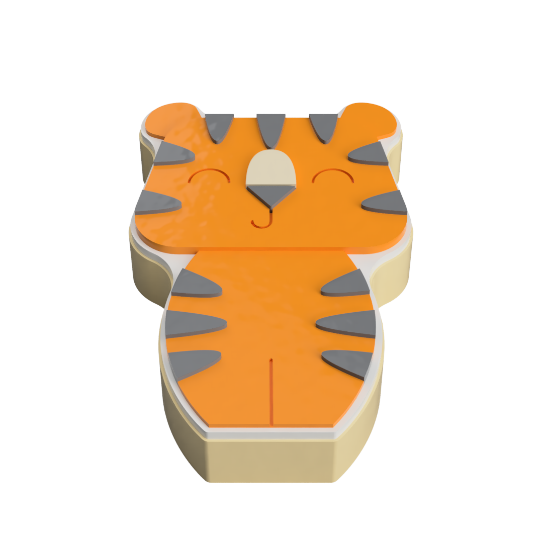 Tiger Layered Cookie Cutter