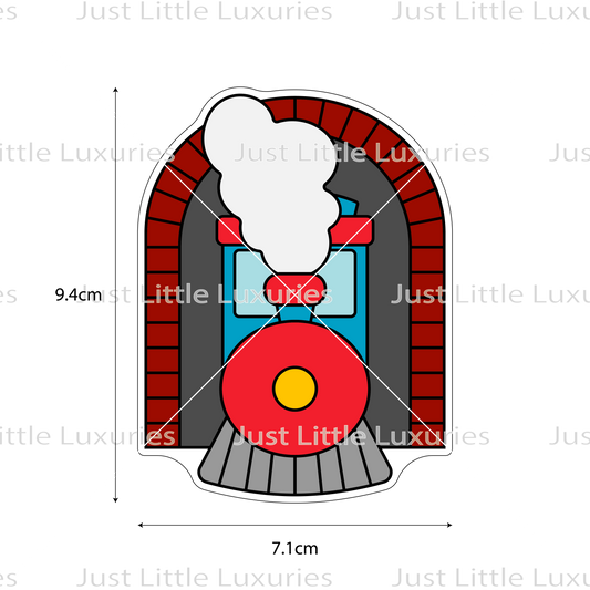 Train in Tunnel Cookie Cutter