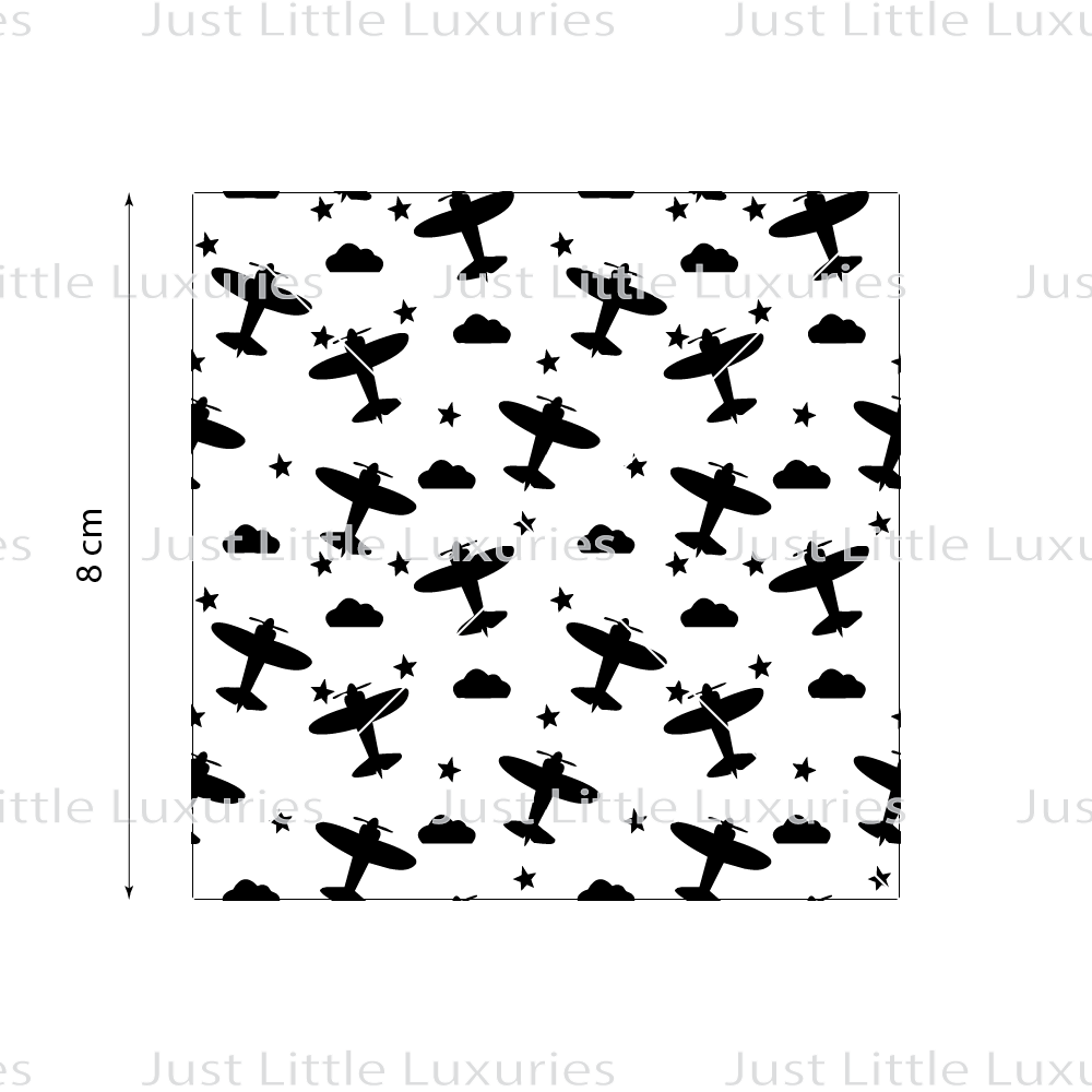 Vintage Plane Pattern Debosser