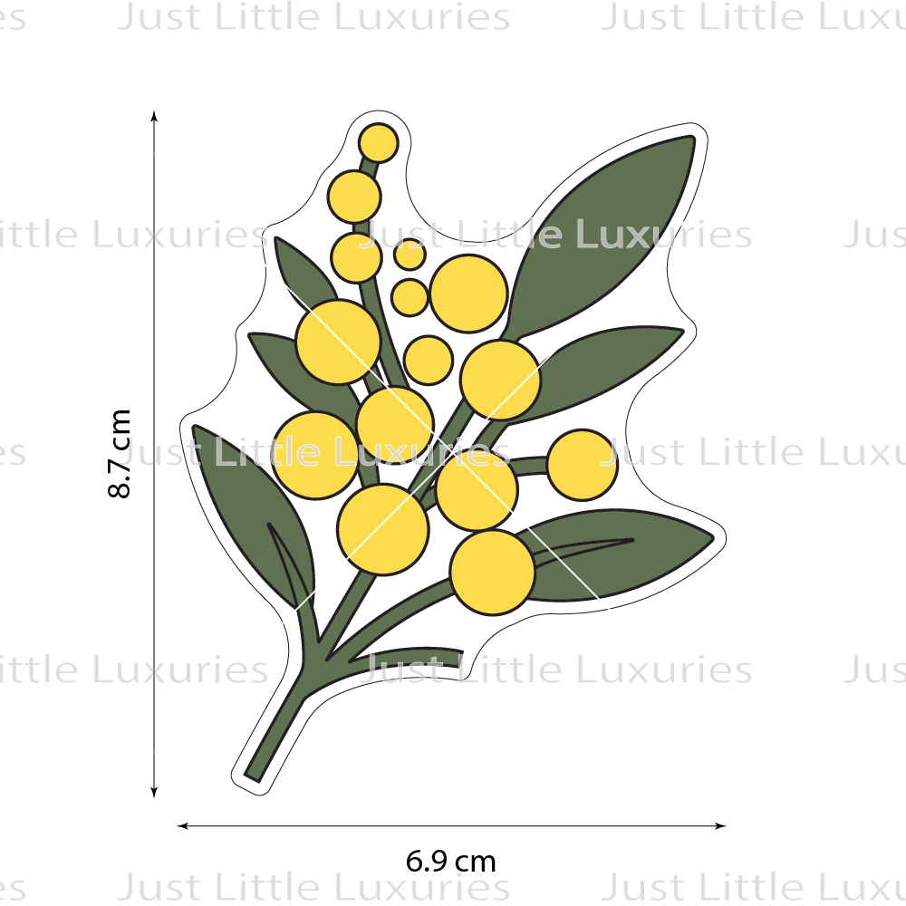 Wattle Cookie Cutter | Native Florals - Mother's Day