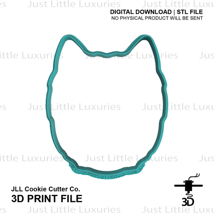 Westie Face Cookie Cutter (STL - Digital Download)