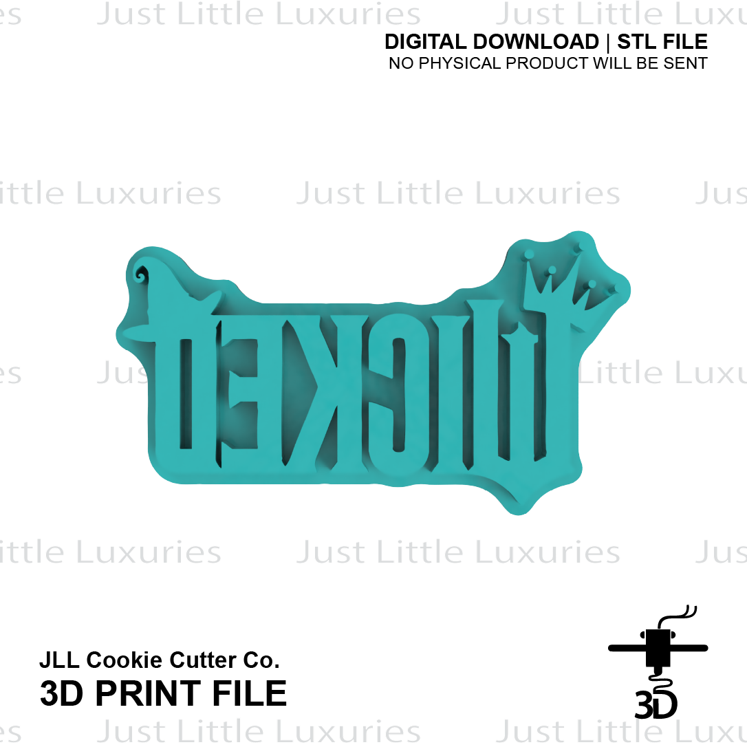 Wicked Cookie Stamp STL (Digital Download)