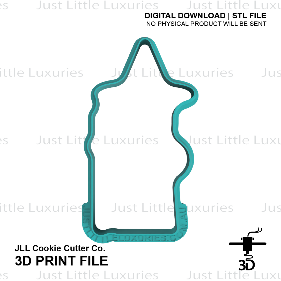 Wizard Cookie Cutter (STL - Digital Download)