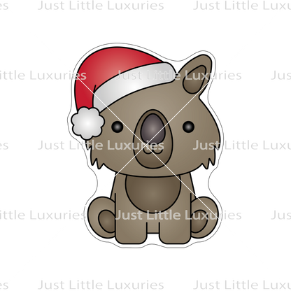 Christmas Wombat Cookie Cutter