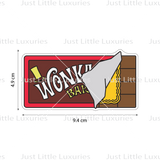 Wonka Chocolate Bar Cookie Cutter and Embosser (DIGITAL DOWNLOAD)