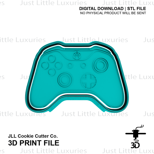 X Box Controller Cookie Cutter and Embosser (DIGITAL DOWNLOAD)