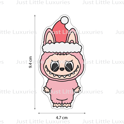 Christmas Labubu Cookie Cutter (STL - Digital Download)