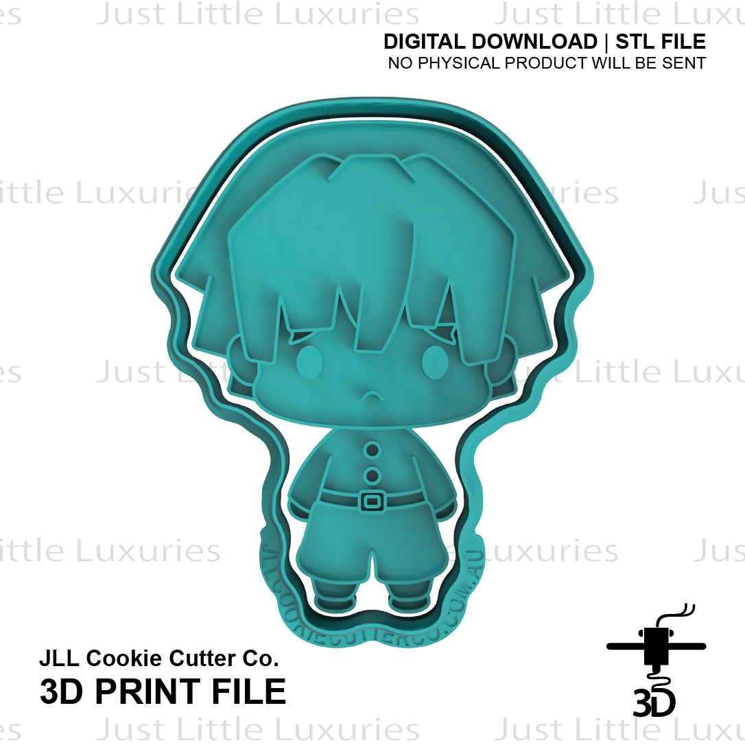 Zenitsu Cookie Cutter and Embosser (DIGITAL DOWNLOAD)