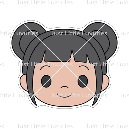 Zoey Face Cookie Cutter (STL - Digital Download)