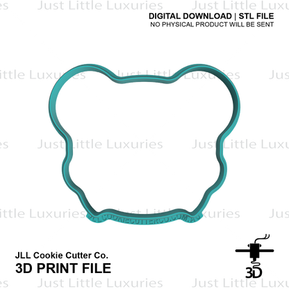 Zoey Face Cookie Cutter (STL - Digital Download)