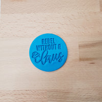 Rebel without a clause - Christmas Cookie/Fondant Embosser - just-little-luxuries