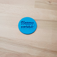 Happy Birthday - Birthday Cookie/Fondant Embosser - just-little-luxuries