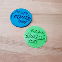 Happy Father's Day - Father's Day Cookie/Fondant Embosser - just-little-luxuries